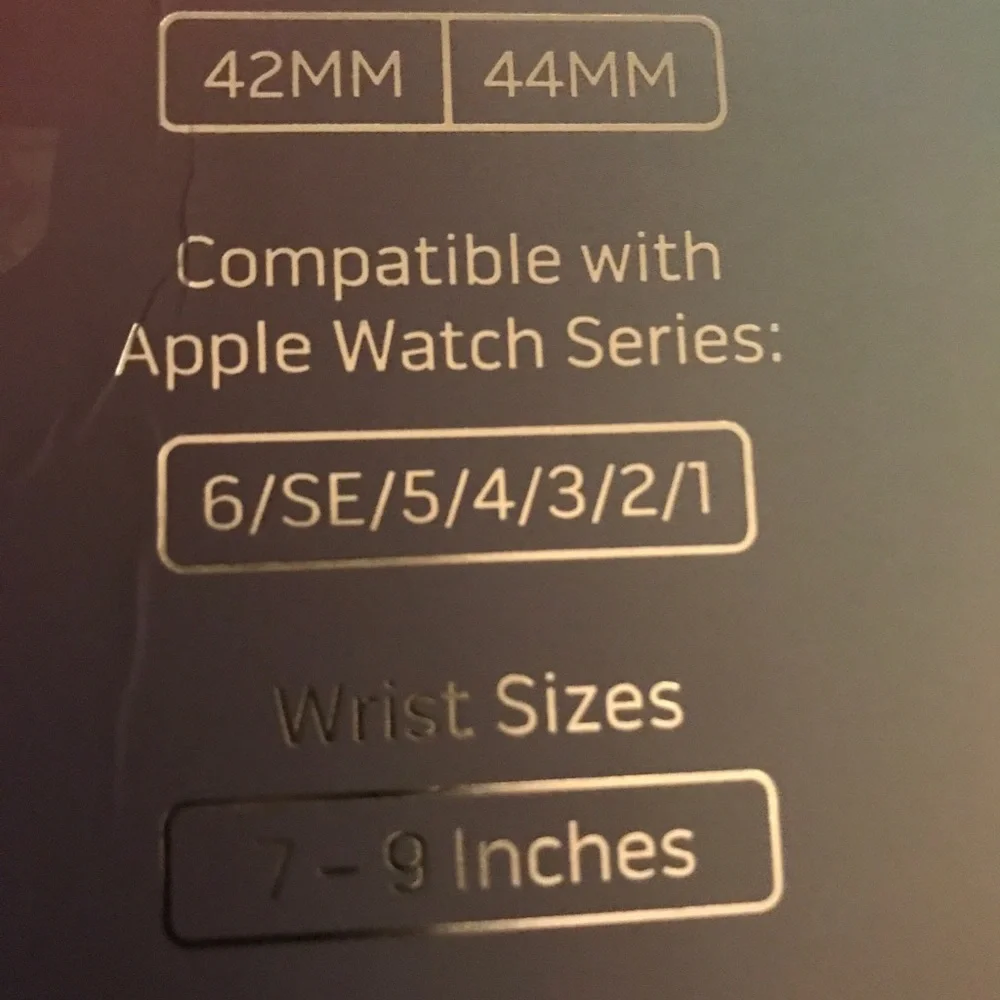 Apple watch stretch pastel 42mm-44mm.Box opened but not used. Pride Rainbow
